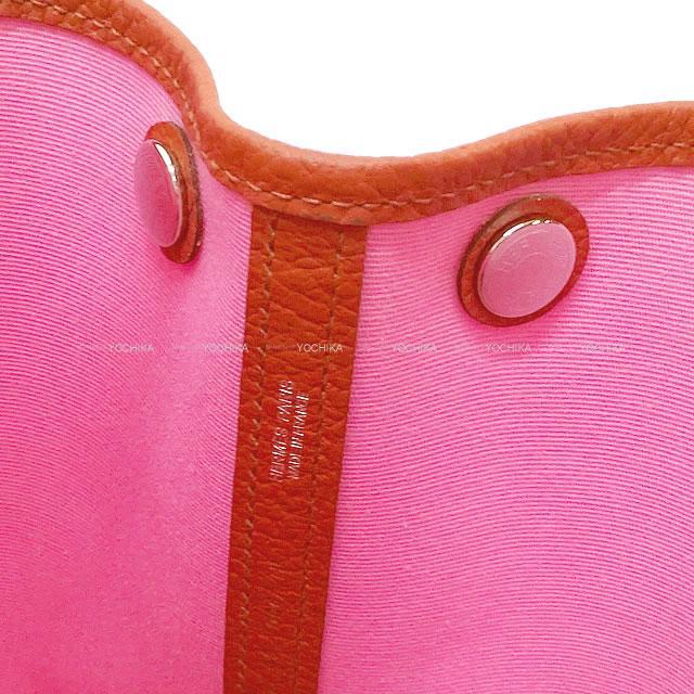 エルメス ガーデンパーティ 30 TPM ピンク/ルージュデュセス トワルオフィシェ 展示新品