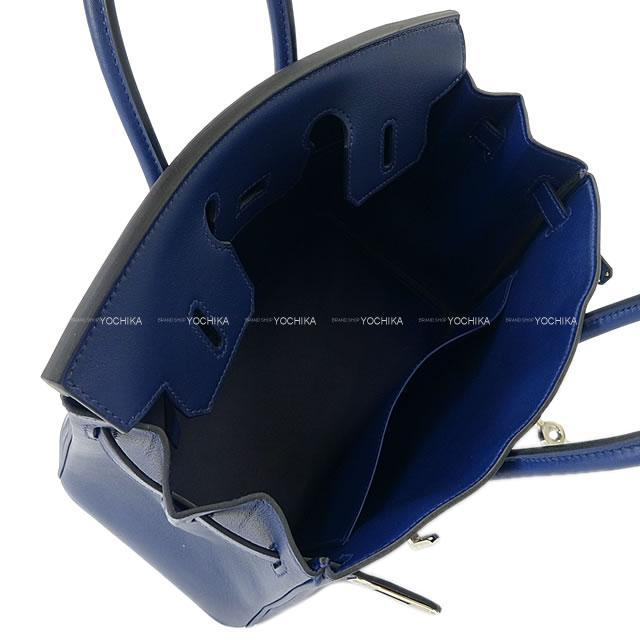 HERMES エルメス ハンドバッグ バーキン25 ブルーネイビー スイフト シルバー金具 新品