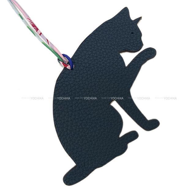 HERMES エルメス バッグチャーム プティアッシュ チャーム "キャット 猫