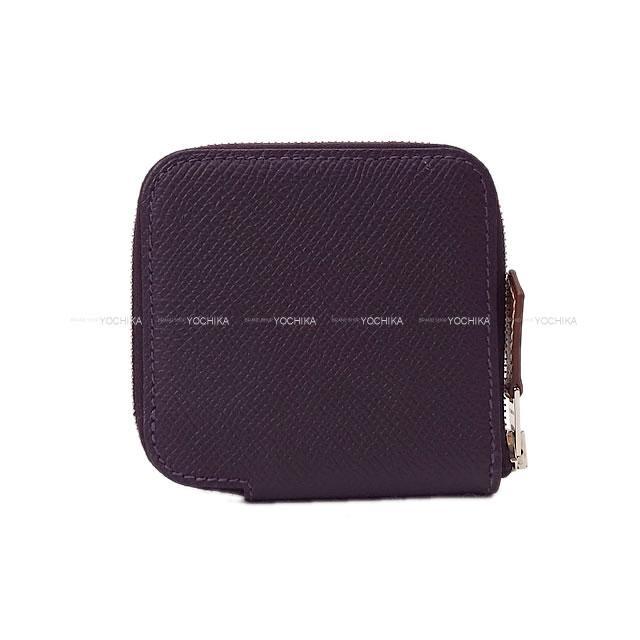 HERMES エルメス アザップ シルクイン コンパクト ミニ 財布 "乗馬の装具一式" レザン/ローズアザレ/グリスパー