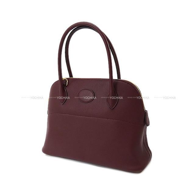 HERMES エルメス ショルダーバッグ ボリード27 ボルドー スイフト ゴールド金具 新品未使用
