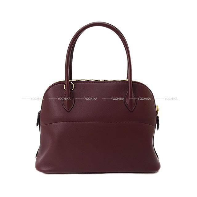 HERMES エルメス ショルダーバッグ ボリード27 ボルドー スイフト ゴールド金具 新品未使用