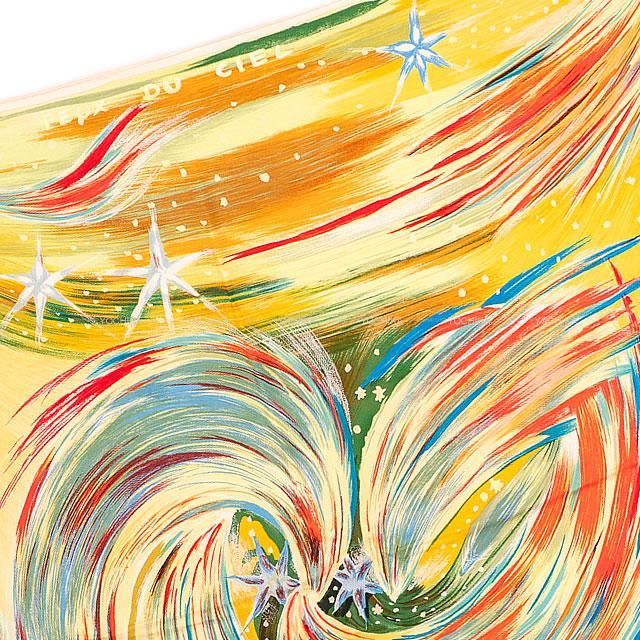 HERMES エルメス スカーフ カレ90 "FEUX DU CIEL 天の火" シルク100% 新品未使用