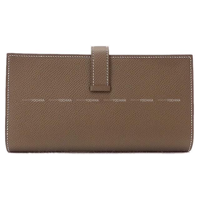 HERMES エルメス 長財布 ベアンスフレ エトープ(エトゥープ) エプソン ゴールド金具 Y刻印 新品未使用