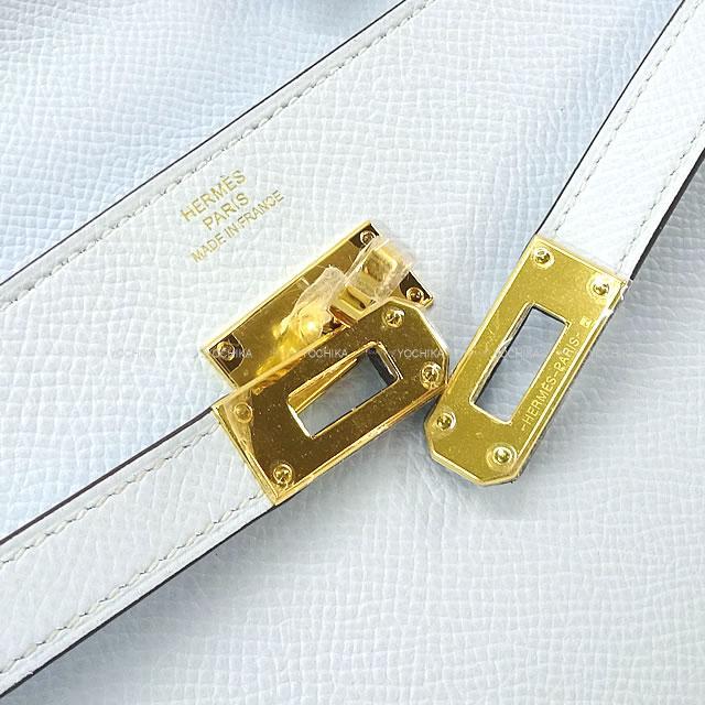 HERMES エルメス 長財布 ケリーウォレット ロング トゥー ゴー ブルー