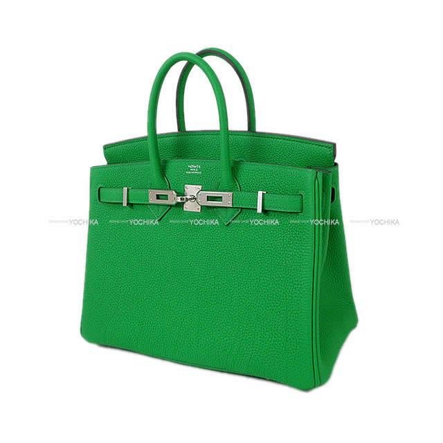 HERMES エルメス ハンドバッグ バーキン25 バンブー トゴ シルバー金具 新品未使用