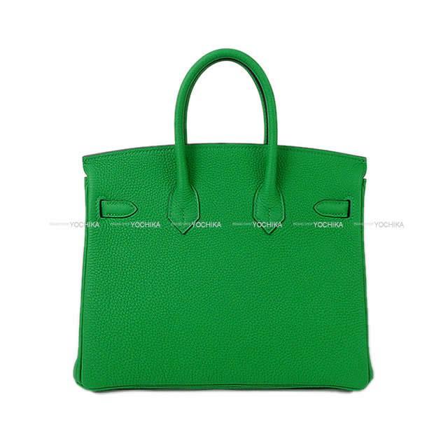 HERMES エルメス ハンドバッグ バーキン25 バンブー トゴ シルバー金具 新品未使用
