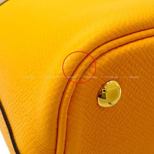 エルメス ハンドバッグ ボリード27 スペシャルオーダー トレンチXジョーヌドール エプソン ゴールド金具 新品未使用