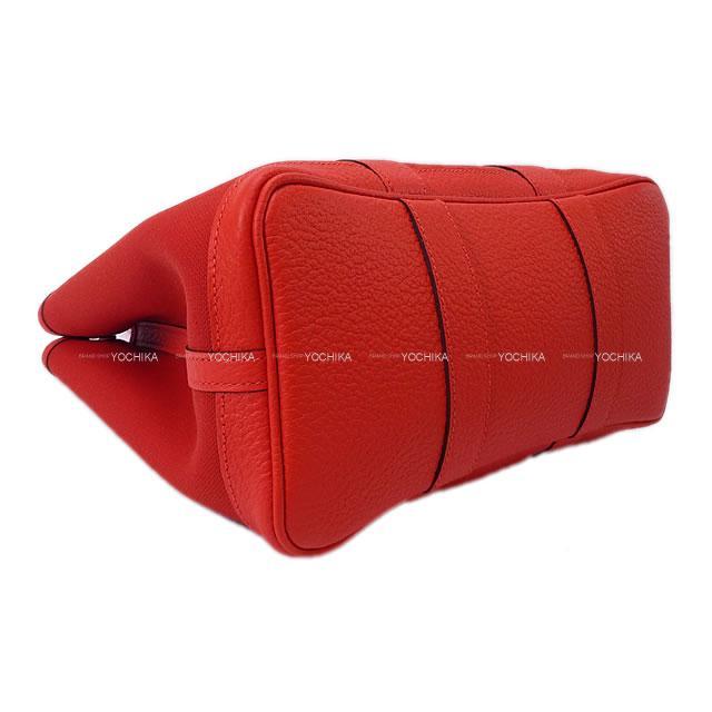 HERMES エルメス ガーデンパーティ 30 TPM ルージュトマト トワルミリタリー/ヴァッシュカントリー 新品未使用