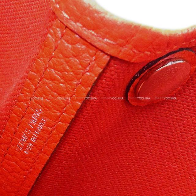HERMES エルメス ガーデンパーティ 30 TPM ルージュトマト トワルミリタリー/ヴァッシュカントリー 新品未使用