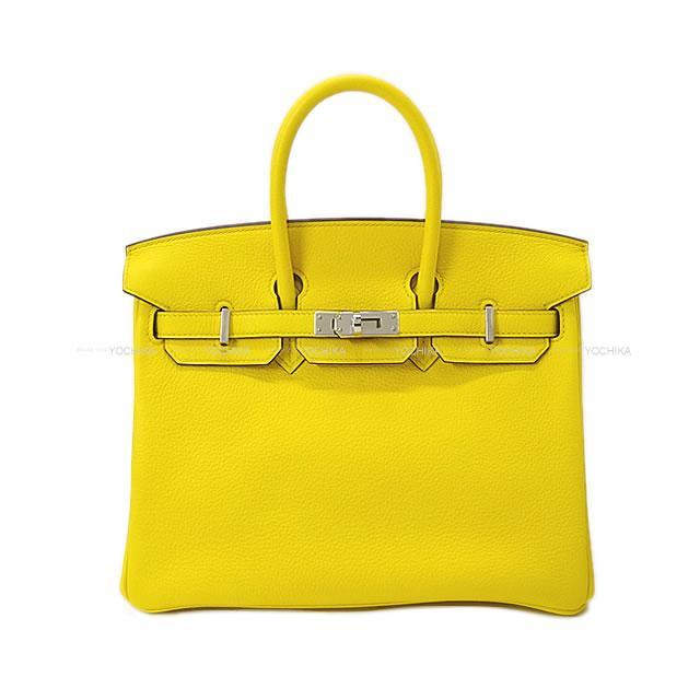 HERMES エルメス ハンドバッグ バーキン25 ジョーヌナプル トリヨンノヴィーヨ シルバー金具 新品未使用