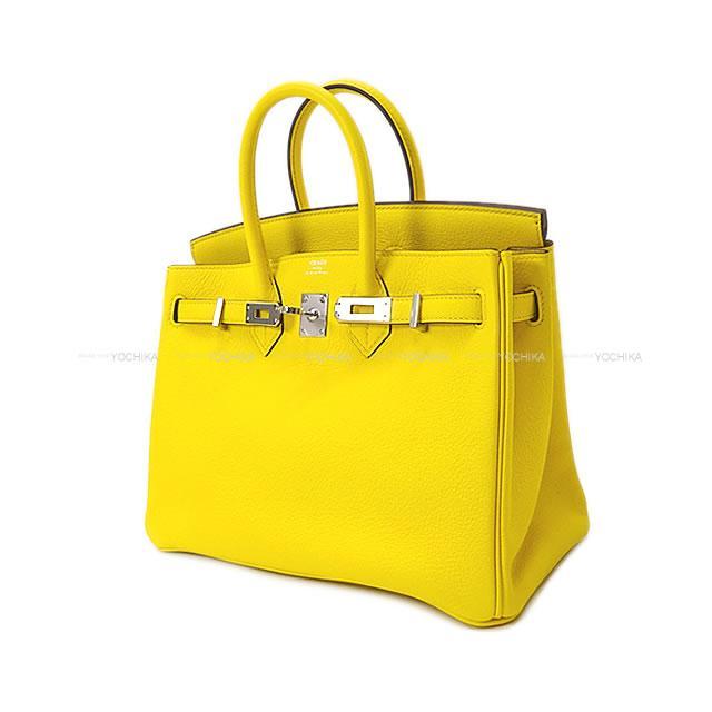 HERMES エルメス ハンドバッグ バーキン25 ジョーヌナプル トリヨンノヴィーヨ シルバー金具 新品未使用