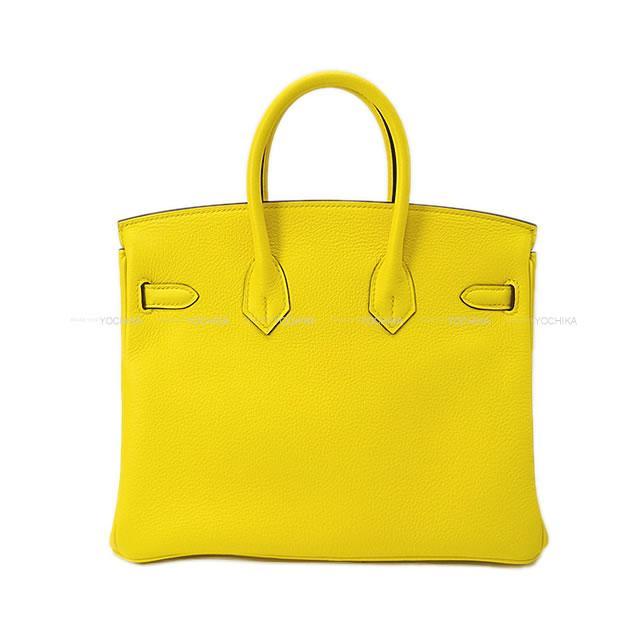 HERMES エルメス ハンドバッグ バーキン25 ジョーヌナプル トリヨンノヴィーヨ シルバー金具 新品未使用