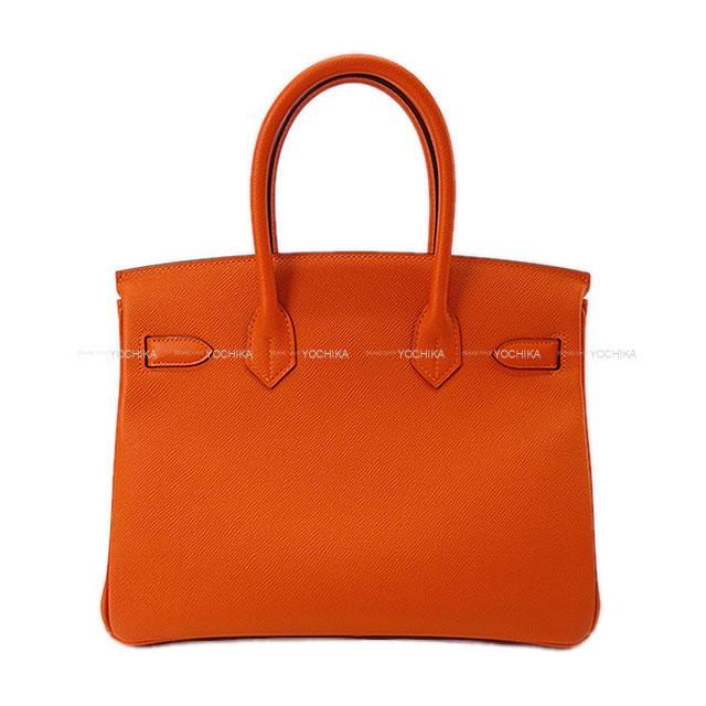 HERMES エルメス ハンドバッグ バーキン30 フーオレンジ エプソン ゴールド金具 新品未使用