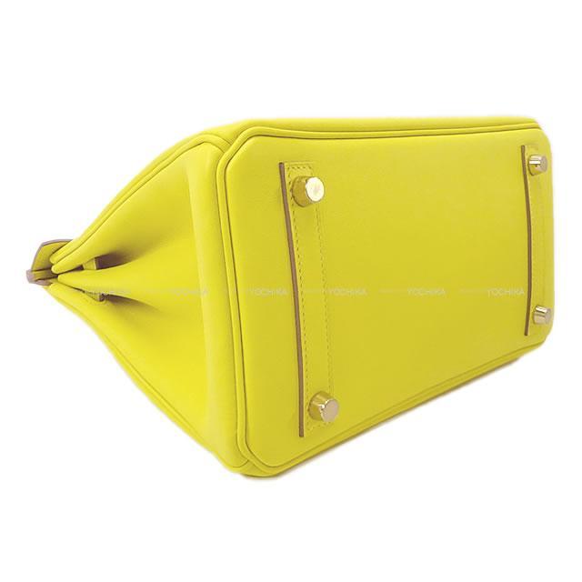 HERMES エルメス ハンドバッグ バーキン25 ライム スイフト ゴールド金具 新品