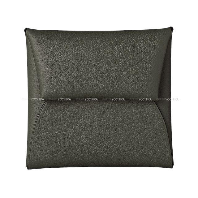 HERMES エルメス バスティア コインケース ヴェールグリス エバーカラー シルバー金具 新品