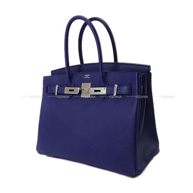 HERMES エルメス ハンドバッグ バーキン30 ブルーインク(ブルー