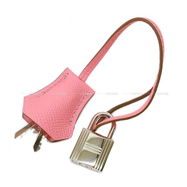 HERMES エルメス ハンドバッグ ケリー25 外縫い ローズコンフェッティ エプソン シルバー金具 新品同様【中古】