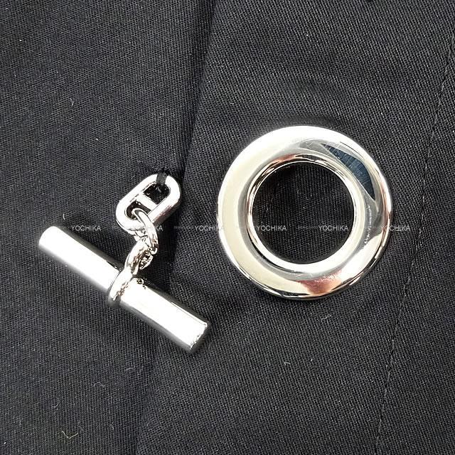 HERMES エルメス シェーヌダンクル付き 半袖 ボレロ風 ノーカラー ワン