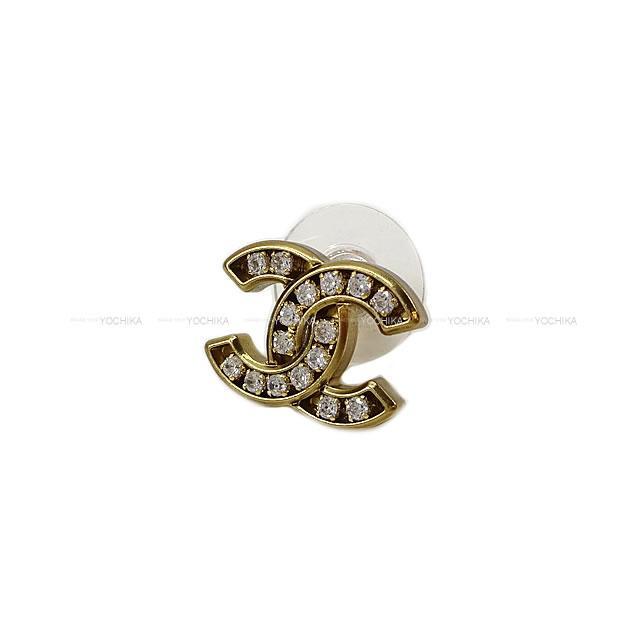 2021年 クルーズ CHANEL シャネル ラインストーン イン ココマーク ピアス AB5672 新品