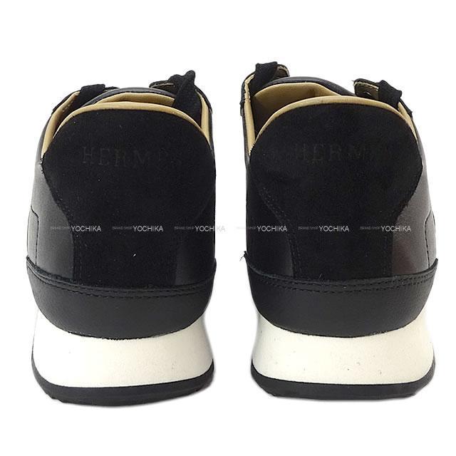HERMES エルメス スニーカー クイック 黒(ブラック)  カーフスキン/エプソン
