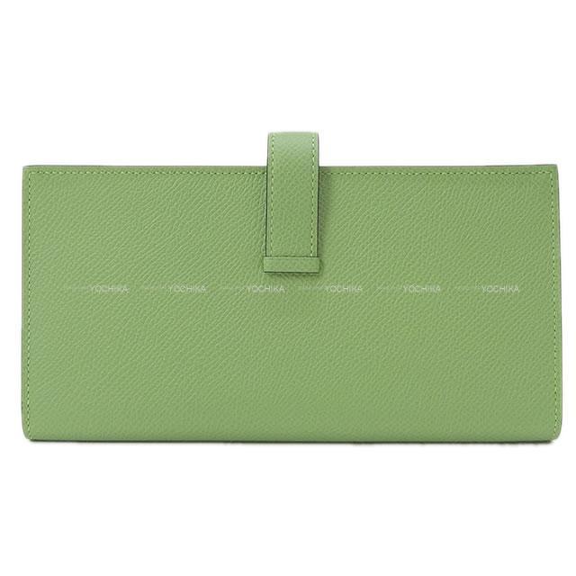 HERMES エルメス 長財布 ベアンスフレ ヴェルソ ヴェールクリケット/