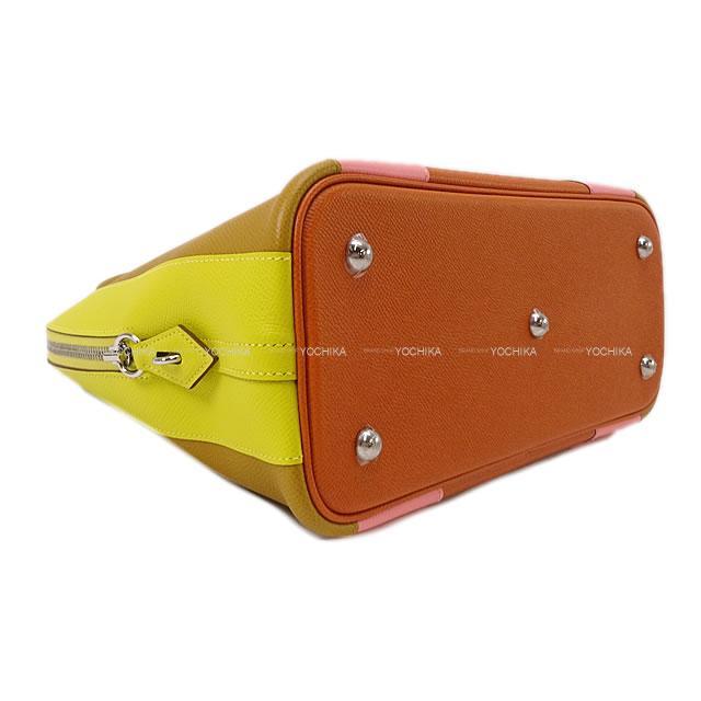 2020年 春夏限定 エルメス ハンドバッグ ボリード1923 レインボー 30 サンライズ ライム/セサミ エプソン 新品