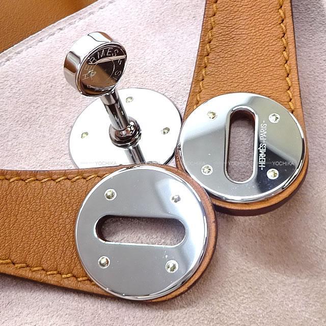 HERMES(エルメス) ショルダーバッグ リンディ26 アプリコット シルバー金具 HERMES エルメス ショルダーバッグ リンディ 26 グリメイヤー トリヨン