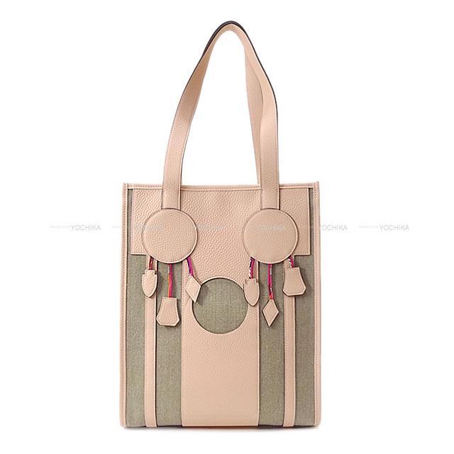 HERMES エルメス Petit h プティアッシュ "ドリームキャッチャー" トートバッグ ローズエグランタイン 新品