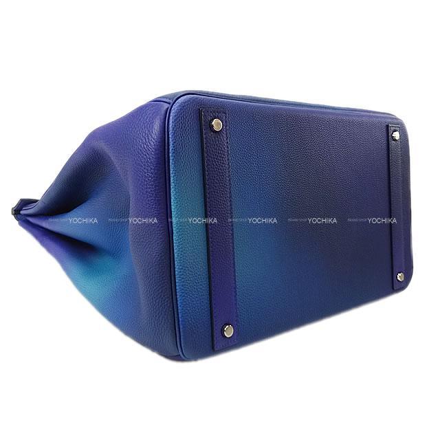 HERMES エルメス ハンドバッグ オータクロア40 コスモス ブルーニュイ
