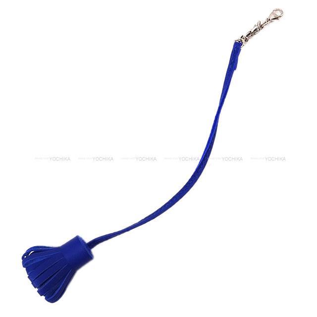 HERMES エルメス カルメン チータ グラン ポンポン 17 ブルー