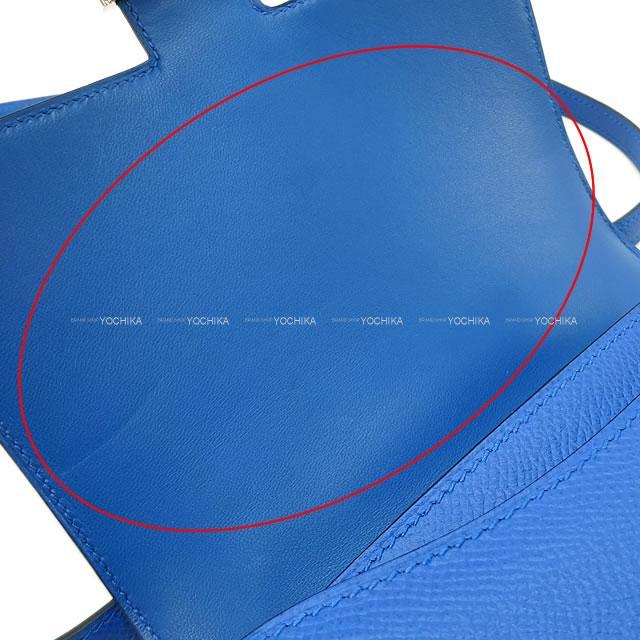 HERMES エルメス ショルダーバッグ コンスタンス 3 ミニ 18 ブルーゼリージュ エプソン シルバー金具 新品未使用