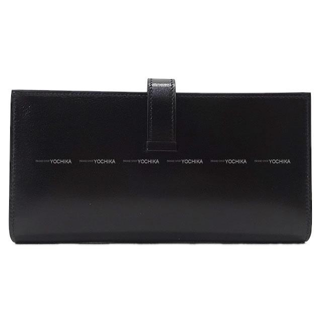 HERMES エルメス 長財布 ベアンスフレ 黒(ブラック) ボックスカーフ  