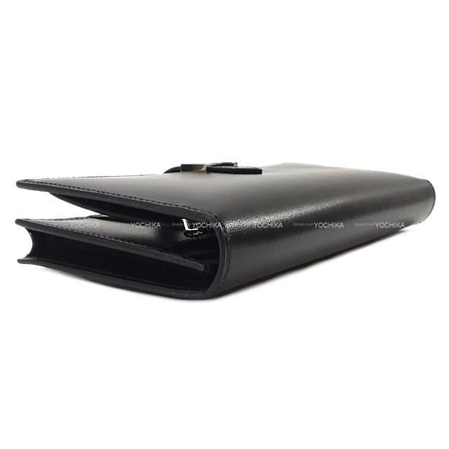 HERMES エルメス 長財布 ベアンスフレ 黒(ブラック) ボックスカーフ シルバー金具 新品