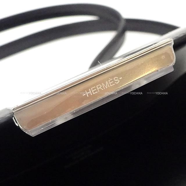 HERMES エルメス ショルダーバッグ コンスタンス3 ミニ 18 黒(ブラック) ボックスカーフ シルバー金具 新品