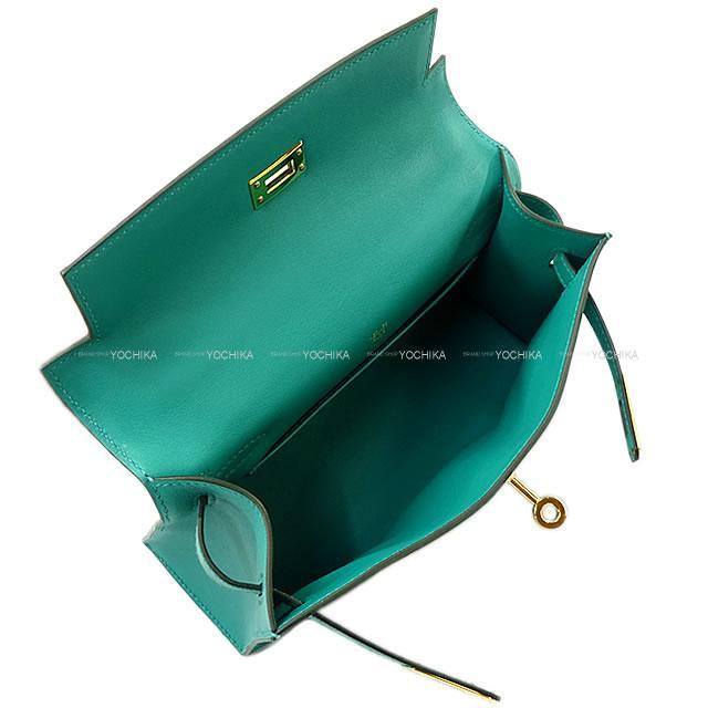 HERMES エルメス ハンドバッグバッグ ポシェットケリー ヴェールヴェロン スイフト ゴールド金具 新品未使用