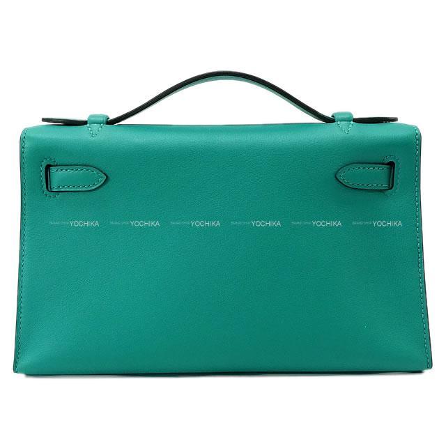 HERMES エルメス ハンドバッグバッグ ポシェットケリー ヴェールヴェロン スイフト ゴールド金具 新品未使用