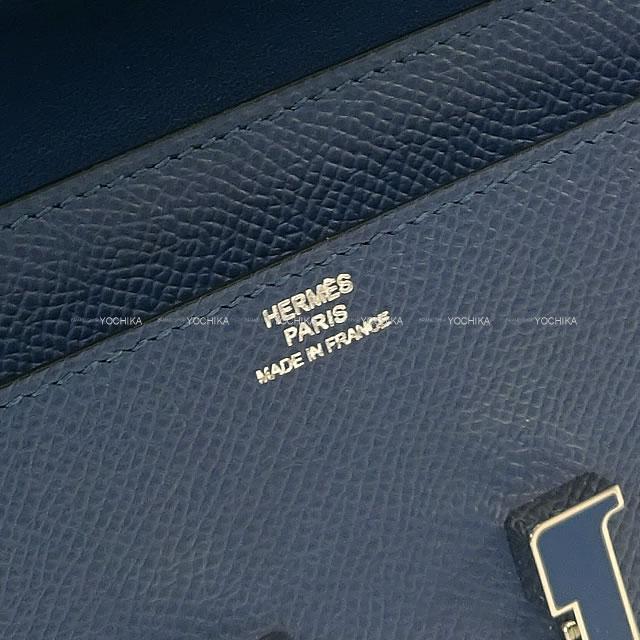 HERMES エルメス 長財布 コンスタンス ロング ディープブルー エプソン シルバー金具 新品