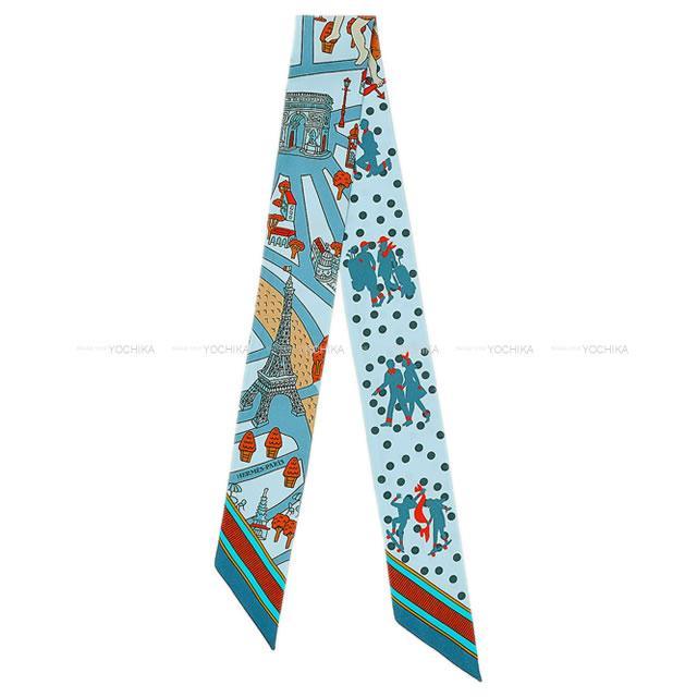 美品 エルメス ツイリー Les Nouveaux Amoureux de Paris パリの恋人達  