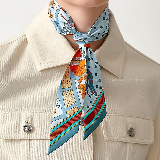 2020年 秋冬 新作 HERMES エルメス ツイリー スカーフ "新パリの恋人たち" 新品