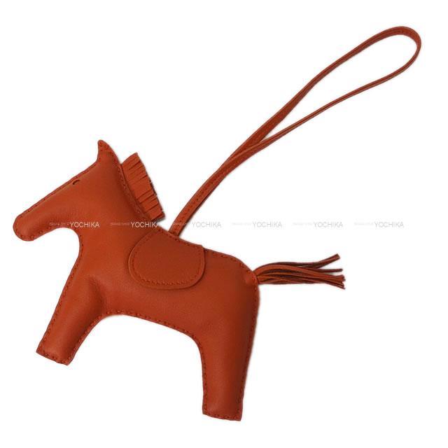 HERMES エルメス バッグチャーム "ロデオ/RODEO" GM  コーネリアン アニューミロ 新品