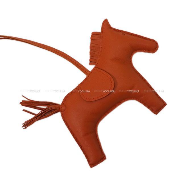 HERMES エルメス バッグチャーム "ロデオ/RODEO" GM  コーネリアン アニューミロ 新品