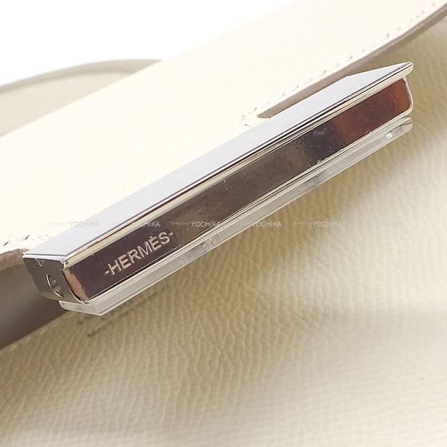 HERMES エルメス ショルダーバッグ コンスタンス3 24 MM クレ エプソン シルバー金具 新品