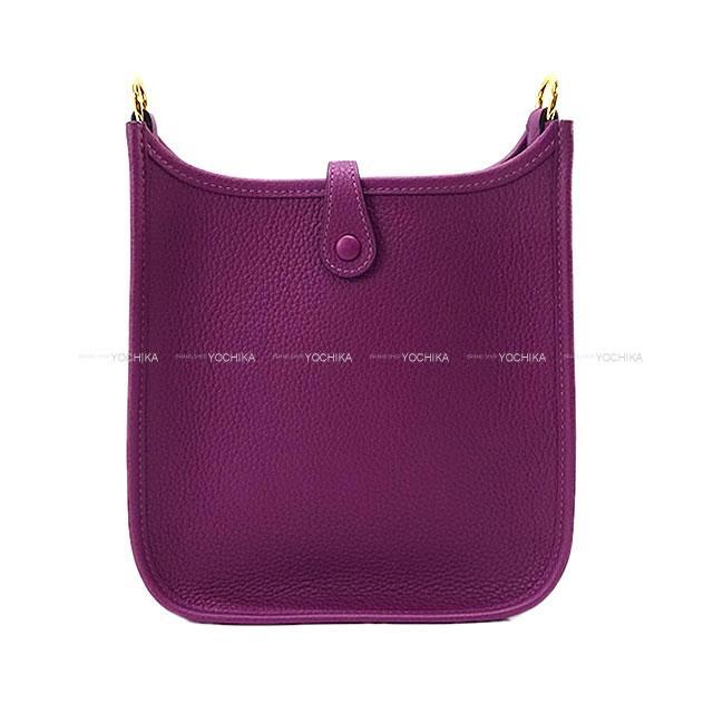 HERMES エルメス ショルダーバッグ ミニ エブリン エヴリン 16 TPM アマゾン アネモネ/ブルーインディゴ 新品
