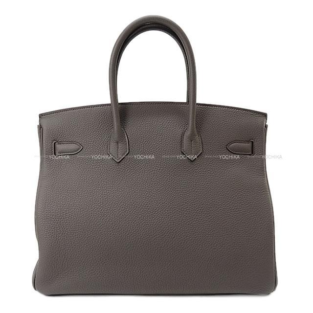 HERMES エルメス ハンドバッグ バーキン35 エタン トゴ シルバー金具 A刻印 新品未使用