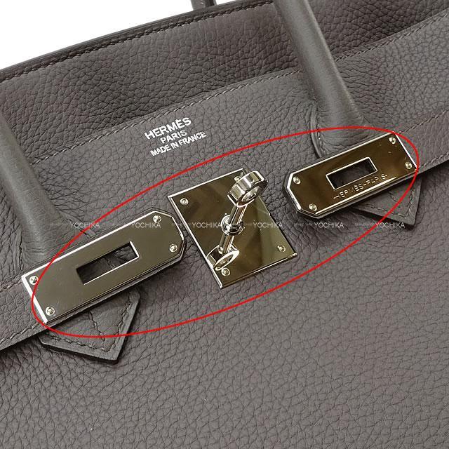 HERMES エルメス ハンドバッグ バーキン35 エタン トゴ シルバー金具 A刻印 新品未使用