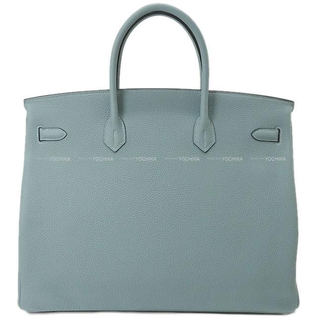 HERMES エルメス ハンドバッグ バーキン40 シエル トゴ シルバー金具 新品