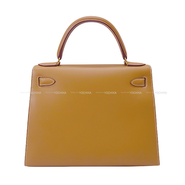 HERMES エルメス ショルダーバッグ ケリー28 外縫い 旧金具