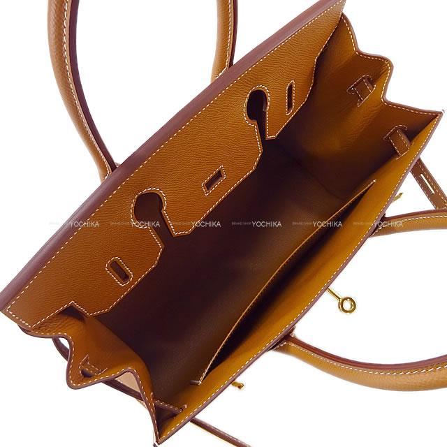 HERMES エルメス ハンドバッグ バーキン30 セリエ 外縫い ゴールド エプソン ゴールド金具 新品