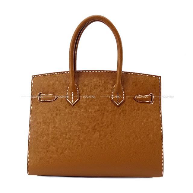 HERMES エルメス ハンドバッグ バーキン30 セリエ 外縫い ゴールド エプソン ゴールド金具 新品